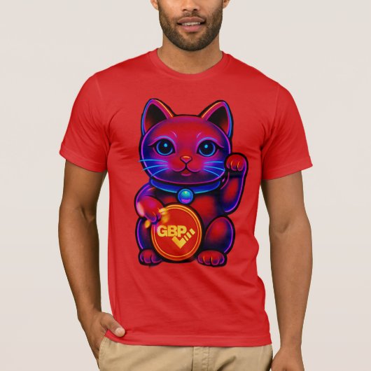 Maccaronin Money Cat T-shirt (Voorkant)