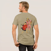 Maccaronin Scroll Warriors IV Tri-Blend Shirt (Voorkant)