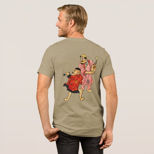 Maccaronin Scroll Warriors IV Tri-Blend Shirt (Voorkant)