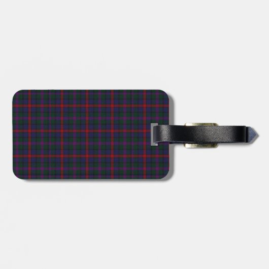 MacCaughan Tartan Pset Bagagelabel (Achterkant horizontaal)