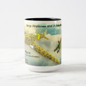 Macchi C.202 Folgore Tweekleurige Koffiemok (Center)