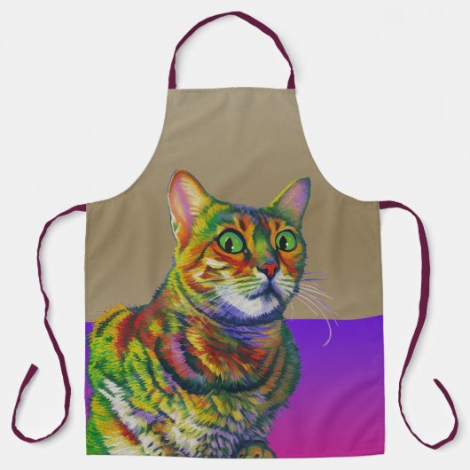 Macchi kijkt naar je Schort (Voorkant)