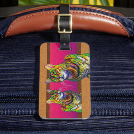 MACCHI-KWADRAAT BAGAGELABEL