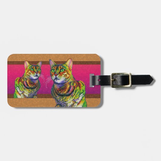 MACCHI-KWADRAAT BAGAGELABEL (Voorkant horizontaal)