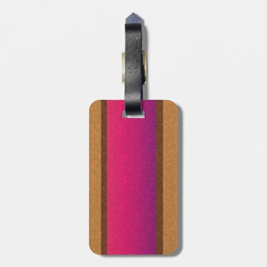 MACCHI-KWADRAAT BAGAGELABEL (Achterkant verticaal)