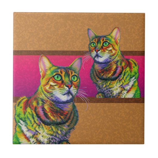 MACCHI-KWADRAAT TEGELTJE (Voorkant)