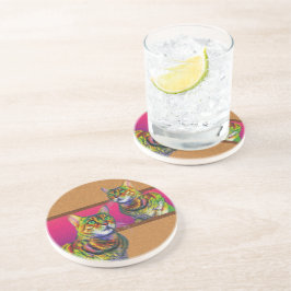 MACCHI-KWADRAAT ZANDSTEEN ONDERZETTER