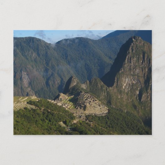 Macchu Picchu Briefkaart (Voorkant)