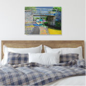 Macclesfield Canal Card Acrylprint Canvas Afdruk (Insitu (Slaapkamer))