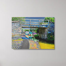 Macclesfield Canal Card Acrylprint Canvas Afdruk