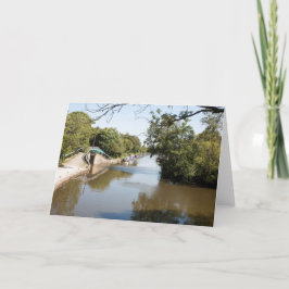 Macclesfield Canal Higher Poynton Cheshire Bedankkaart