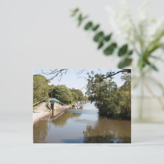 Macclesfield Canal Higher Poynton Cheshire Briefkaart (Staand voorkant)