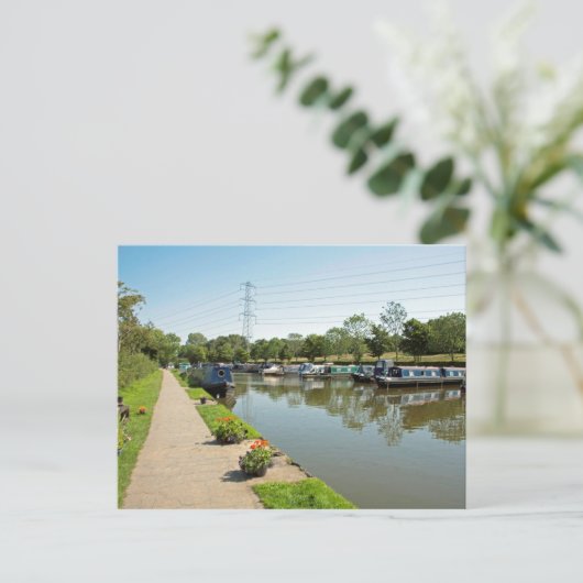 Macclesfield Canal Higher Poynton Cheshire Briefkaart (Staand voorkant)