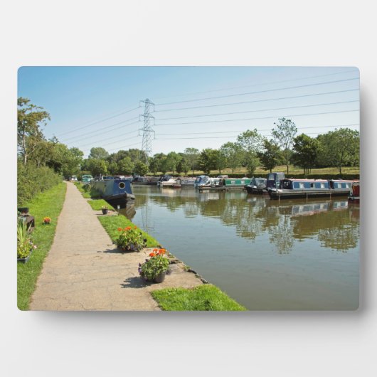 Macclesfield Canal Higher Poynton Cheshire Fotoplaat (voorkant)