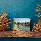 Macclesfield Canal Higher Poynton Cheshire Fotoplaat (Zijkant)