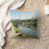 Macclesfield Canal Higher Poynton Cheshire Kussen (Deken)