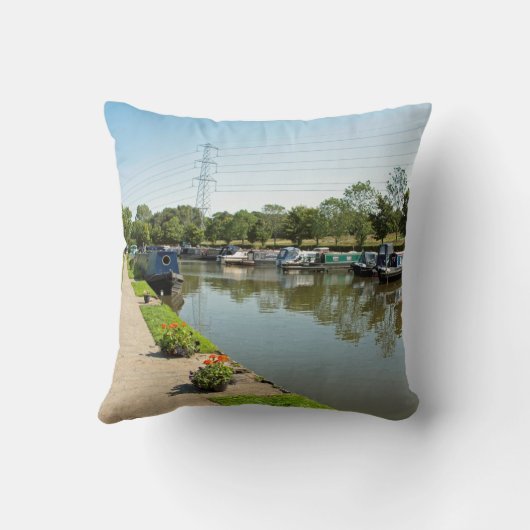 Macclesfield Canal Higher Poynton Cheshire Kussen (Achterkant)