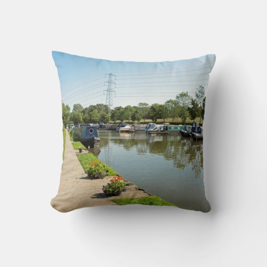 Macclesfield Canal Higher Poynton Cheshire Kussen (Voorkant)