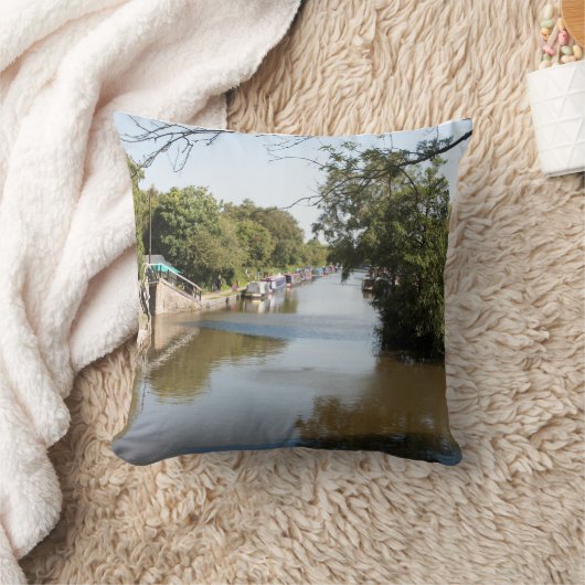 Macclesfield Canal Higher Poynton Cheshire Kussen (Deken)