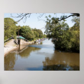 Macclesfield Canal Higher Poynton Cheshire Poster (Voorkant)