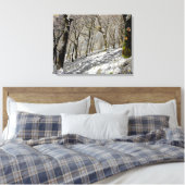 Macclesfield Forest Winter Card Acrylprint Canvas Afdruk (Insitu (Slaapkamer))