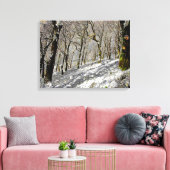 Macclesfield Forest Winter Card Acrylprint Canvas Afdruk (Insitu (Woonkamer))