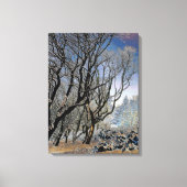 Macclesfield Forest Winter Card Acrylprint Canvas Afdruk (Voorkant)