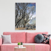 Macclesfield Forest Winter Card Acrylprint Canvas Afdruk (Insitu (Woonkamer))