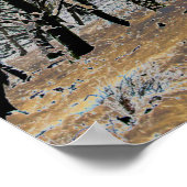 Macclesfield Forest Winterkaart Acrylprint Poster (Hoek)