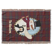 MacClure Tartan Holiday Pset Blanket