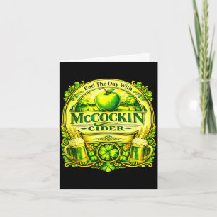 Maccockin cider grappige St. Patrick's dag Kaart