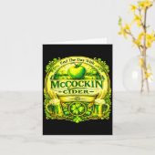 Maccockin cider grappige St. Patrick's dag Kaart (Gele Bloem)