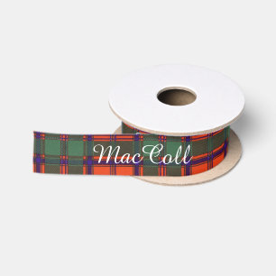 MacColl clan Pset Scottish kilt tartan Satijnen Lint