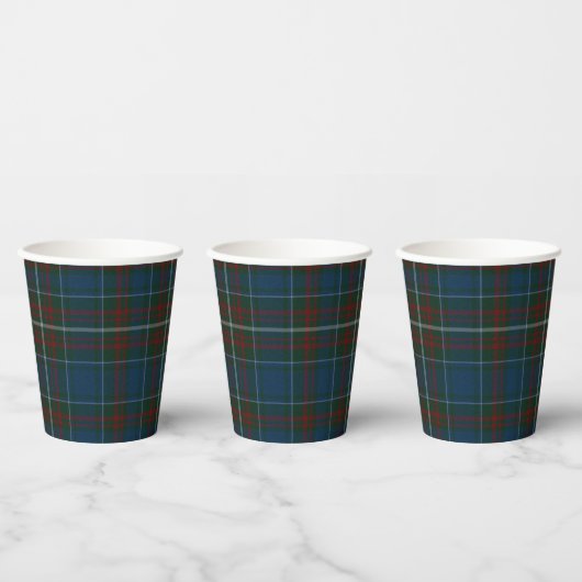 MacConnell Tartan Pset Paper Cups Papieren Bekers (Multi)