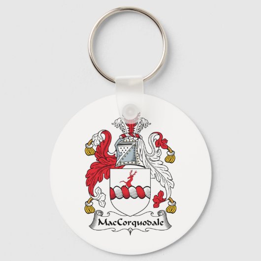 MacCorquodale Family Crest Sleutelhanger (Voorkant)