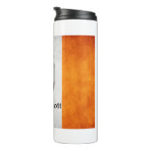 MacDermott Family Crest op Ierse vlag Thermosbeker (Geroteerd rechts)