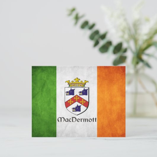 MacDermott Irish Briefkaart (Staand voorkant)