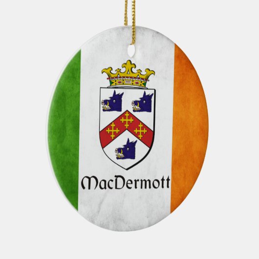 MacDermott Irish Keramisch Ornament (Rechts)