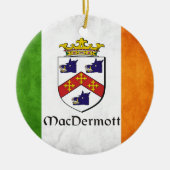 MacDermott Irish Keramisch Ornament (Voorkant)