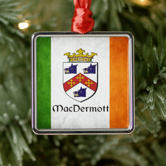 MacDermott Irish Metalen Ornament (Boom)