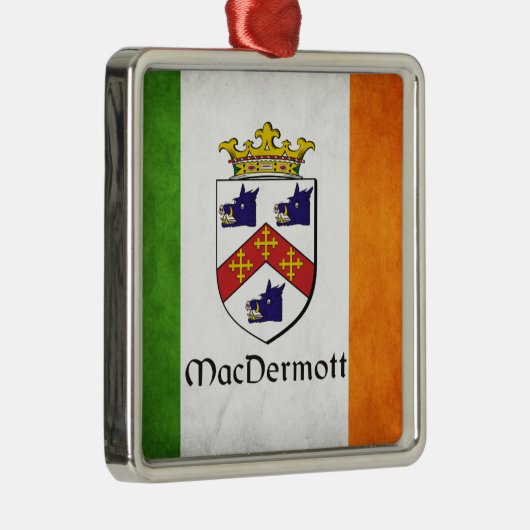 MacDermott Irish Metalen Ornament (Rechts)