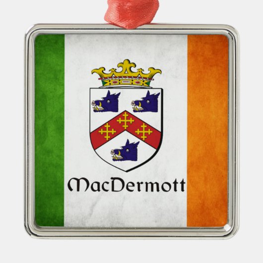 MacDermott Irish Metalen Ornament (Voorkant)
