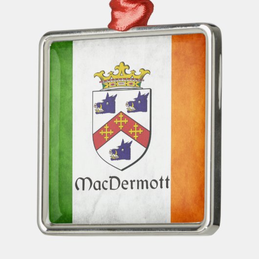MacDermott Irish Metalen Ornament (Links)