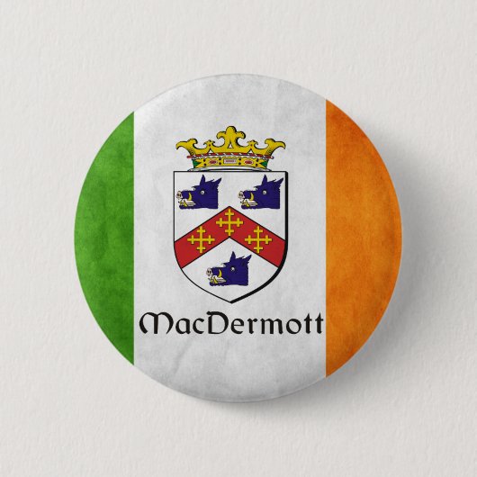 MacDermott Irish Ronde Button 5,7 Cm (Voorkant)