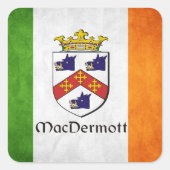 MacDermott Irish Vierkante Sticker (Voorkant)