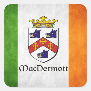 MacDermott Irish Vierkante Sticker