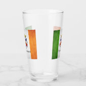 MacDermott Surname op Ierse vlag Glas (Rechts)