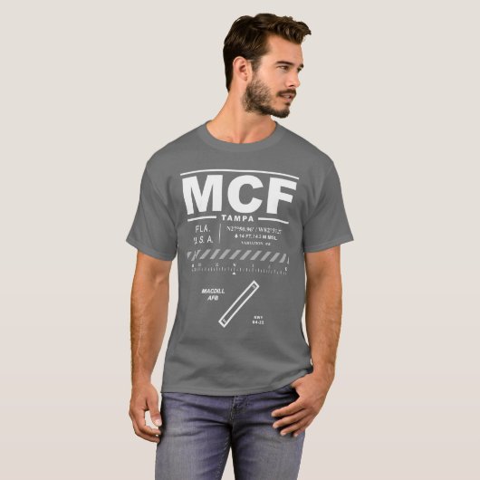 MacDill Air Force Base MCF T-shirt (Voorkant volledig)