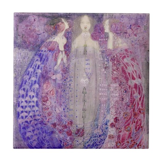 MacDonald Art de drie parfums Tegeltje (Voorkant)