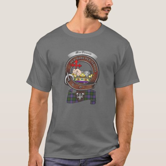 MacDonald Clan Badge Adult T-shirt (Voorkant)